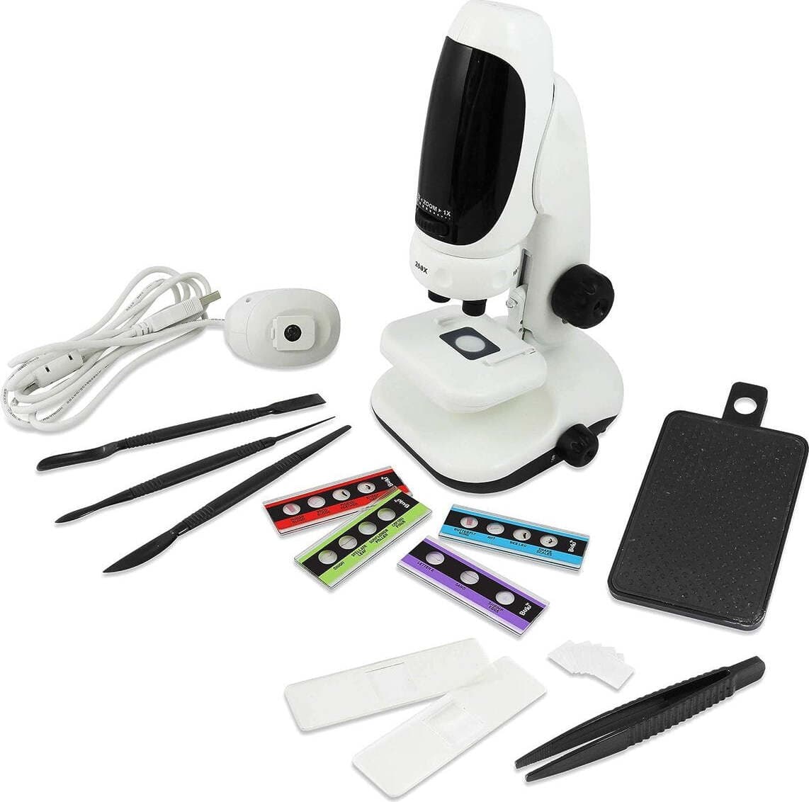 Microscopio Digitale 400x per Bambini 8+ con Camera USB e Supporto per Smartphone - EX DEMO - No Libretto Istruzioni in Microscopi 85cento.it - Potenza, commercioVirtuoso.it
