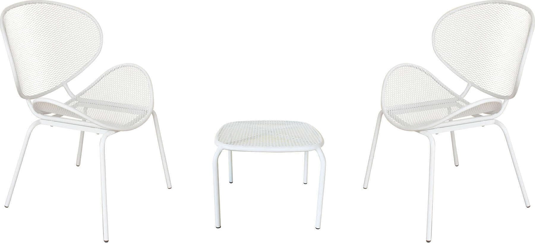 MIDDLE---set-tavolo-in-metallo-cm-41x41x43,5-h-con-2-sedute-Bianco-Milani-Home