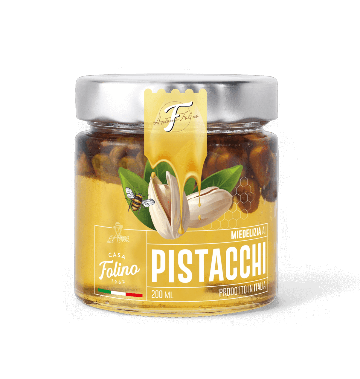 Miedelizia con Pistacchi 250gr in Miele CasaFolino - Lamezia Terme, commercioVirtuoso.it