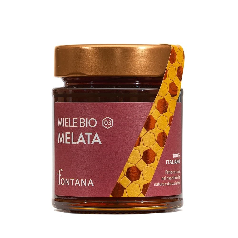 Miele Biologico di Melata 200 gr. Alimentari e cura della casa/Marmellate miele e creme spalmabili/Miele MariTea bottega del Tè - Lodi, Commerciovirtuoso.it