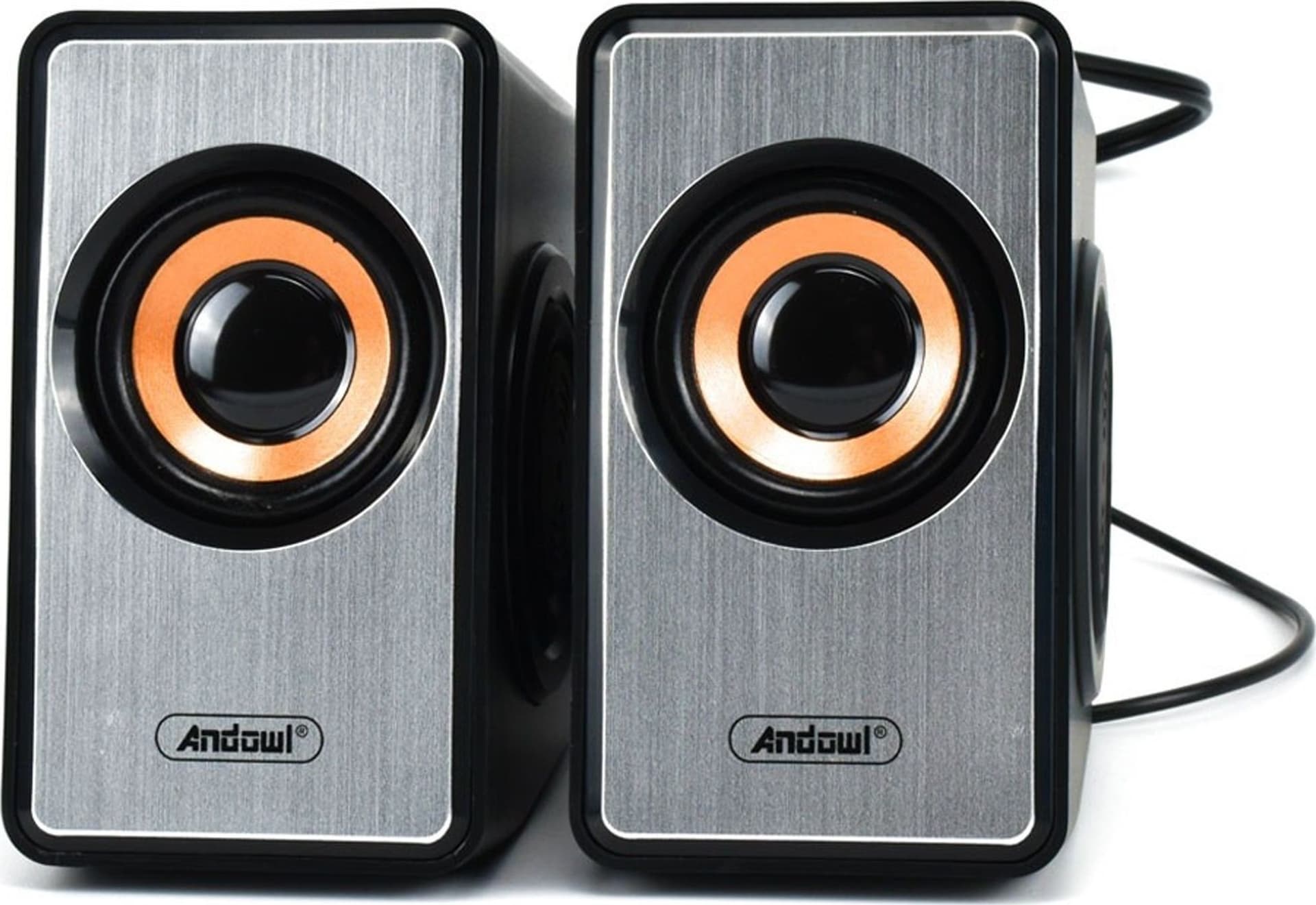 MINI ALTOPARLANTI PER COMPUTER 2.0 CABLATI CON POTENZA 3W JACK 3,5 MM/USB Q-YX16