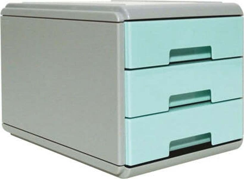 Mini Cassettiera Keep Colour Pastel - 17x25 4x17 7 cm - grigio-azzurro - Arda Casa e cucina/Arredamento/Studio/Mobiletti e credenze/Cassetti Eurocartuccia - Pavullo, Commerciovirtuoso.it
