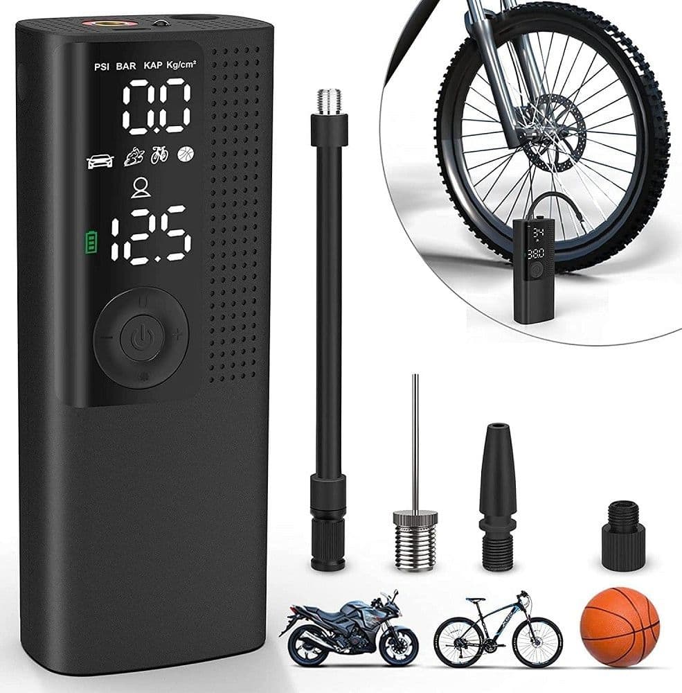 Mini Compressore Portatile Pompa Elettrica Aria Display Lcd Moto Auto Bici Palla Casa, arredamento e bricolage > Bricolage e fai da te > Elettroutensili > Compressori Trade Shop italia - Napoli, Commerciovirtuoso.it