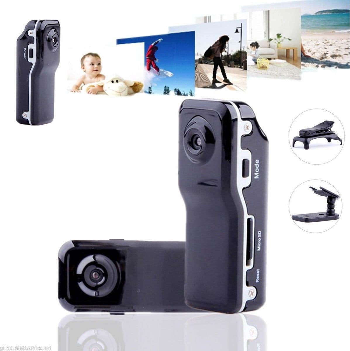 MINI DV TELECAMERA VIDEOCAMERA MD80 VIDEO/AUDIO DVR WEBCAM USB MICRO SD SPY 2MPX Trade Shop italia - Napoli, Commerciovirtuoso.it