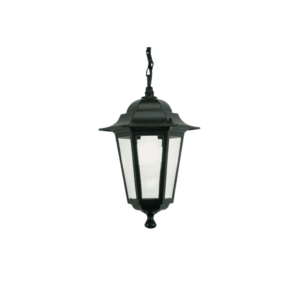 Mini Lampada Sovil a Sospensione Esagonale Da Esterno Lampada Lampione Da Parete Illuminazione per Esterno Nero Illuminazione/Illuminazione per esterni/Lampade da parete Liquidator Italia - Nicosia, Commerciovirtuoso.it
