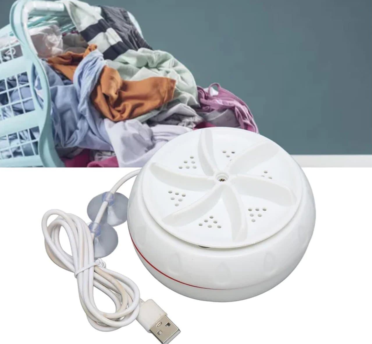 Mini Lavatrice Portatile ad Ultrasuoni USB per Vestiti Biancheria Campeggio Camper in 85cento.it - Potenza, commercioVirtuoso.it