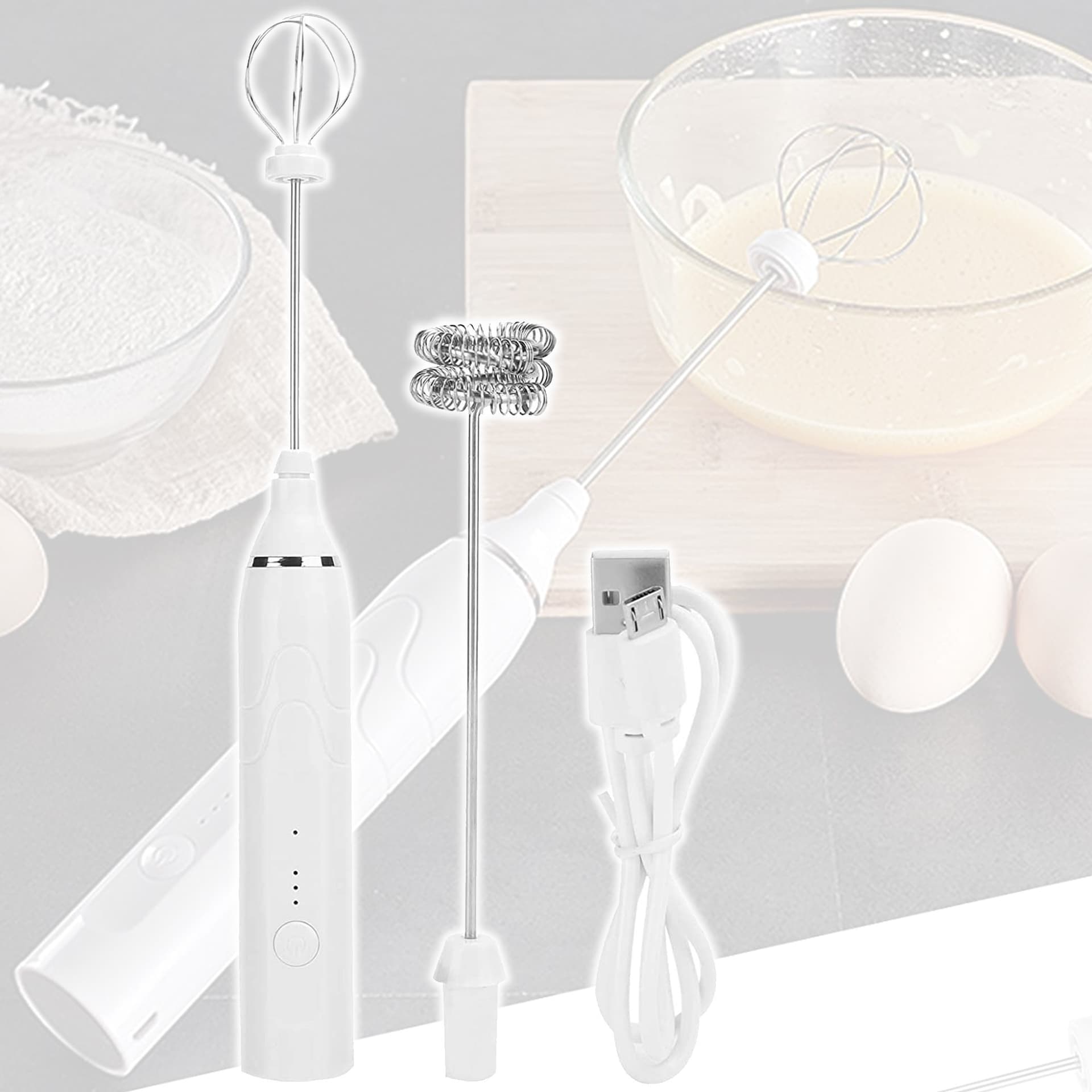 Mini Miscelatore Agitatore Q-jb31 Doppia Testa Frullino Per Caff? Latte Uova Casa e cucina/Elettrodomestici per la cucina/Montalatte/Frullini montalatte a immersione Trade Shop italia - Napoli, Commerciovirtuoso.it