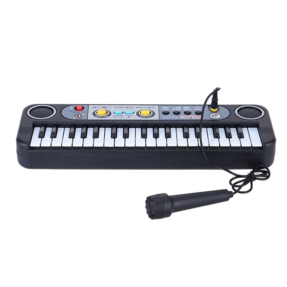 Mini-Tastiera-Giocattolo-37-Tasti-Mini-Piano-Con-24-Funzioni-Demo-Con-Microfono