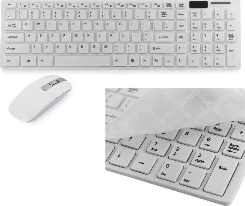MINI TASTIERA WIRELESS 2.4GHz + MOUSE CON COPRI TASTIERA COMPATIBILE CON TABLET Elettronica/Informatica/Accessori/Tastiere Mouse e periferiche di input/Tastiere Trade Shop italia - Napoli, Commerciovirtuoso.it