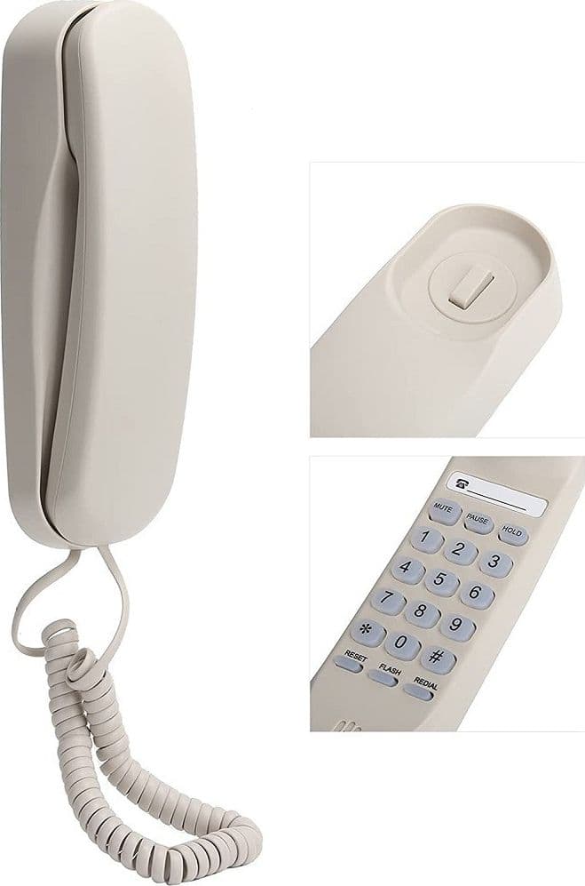 Mini Telefono Fisso Con Filo Linea Fissa Classico Da Parete Ufficio Famiglia Elettronica e telefonia > Telefonia Fissa e Mobile > Telefoni Fissi Trade Shop italia - Napoli, Commerciovirtuoso.it