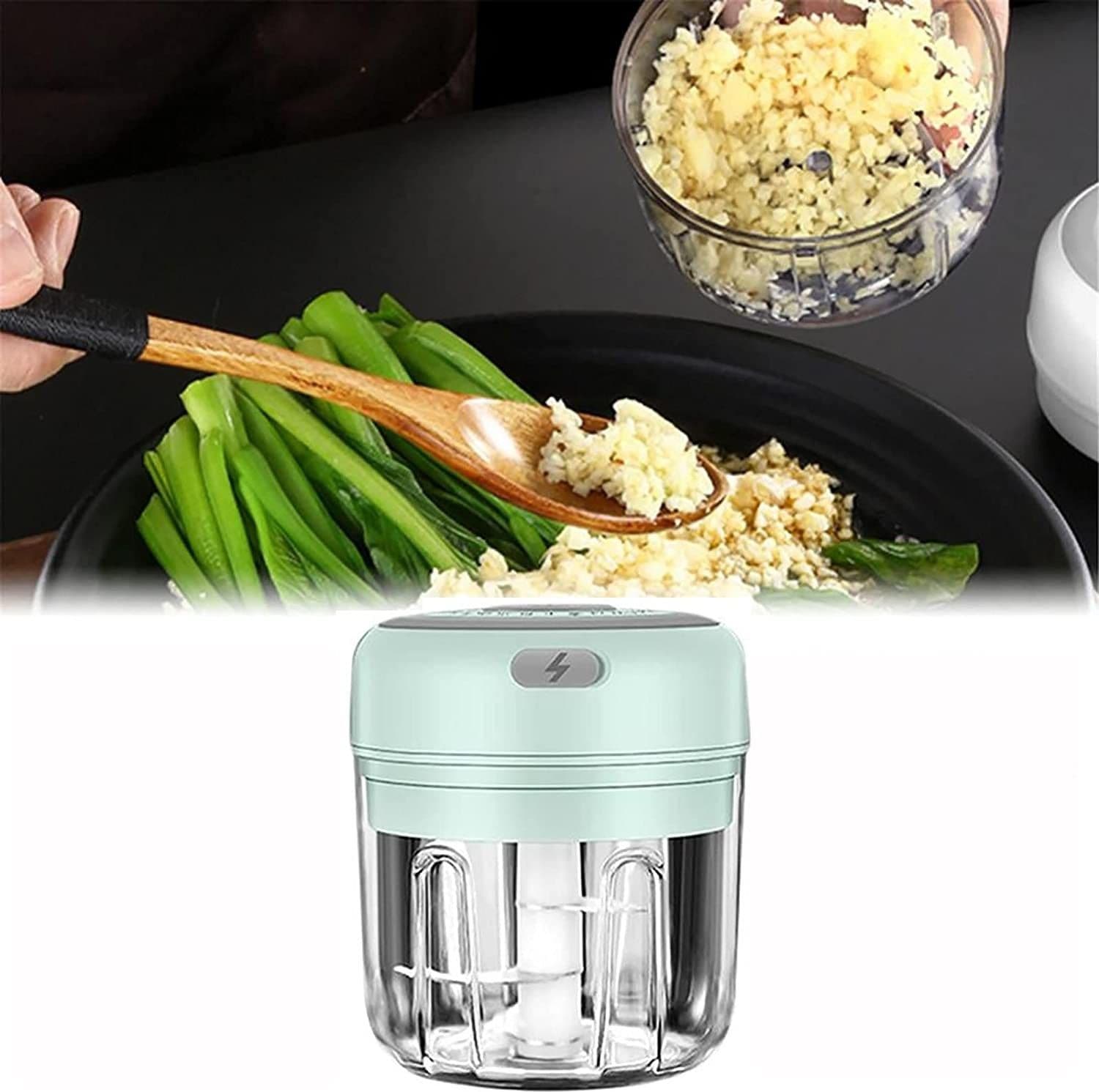 Mini Trituratore A Batterie Per Aglio Zenzero Peperoncino Ricaricabile Usb 250ml Cucina > Affettaverdure Trade Shop italia - Napoli, Commerciovirtuoso.it
