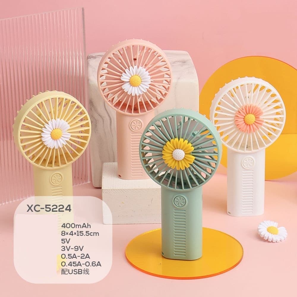 Mini Ventilatore Ricaricabile Usb Portatile Margherita Viaggio Campeggio Xc-5224 Casa, arredamento e bricolage > Elettrodomestici > Ventilatori Trade Shop italia - Napoli, Commerciovirtuoso.it
