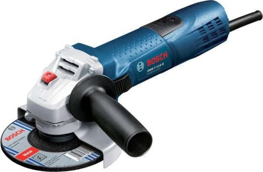 MINISMERIGL ANOLARE GWS 7-115 E BOSCH PROFESSIONALE DISCO 115MM POTENZA 720W