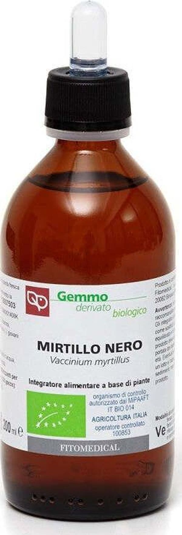 MIRTILLO-NERO-Macerato-Glicerico-Bio-Gemme-200-ml-Fitomedical