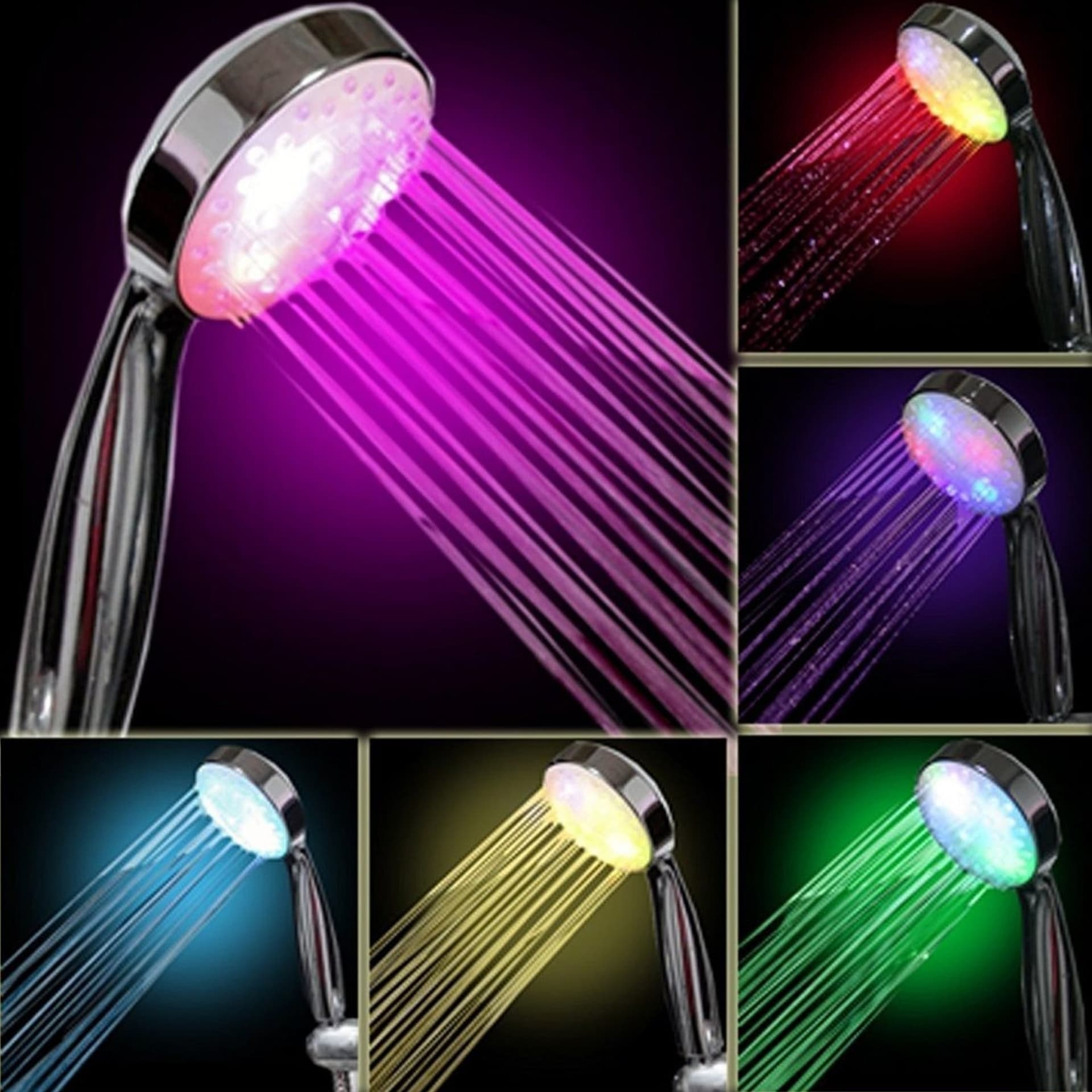 MISCELATORE BRACCIO DOCCIA MULTICOLOR A LED 7 COLORI CROMOTERAPIA SOFFIONE Fai da te/Attrezzature per cucine e bagni/Attrezzature per bagni/Docce e componenti doccia/Filtri supporti e soffioni doccia/Docce fisse Trade Shop italia - Napoli, Commerciovirtuoso.it