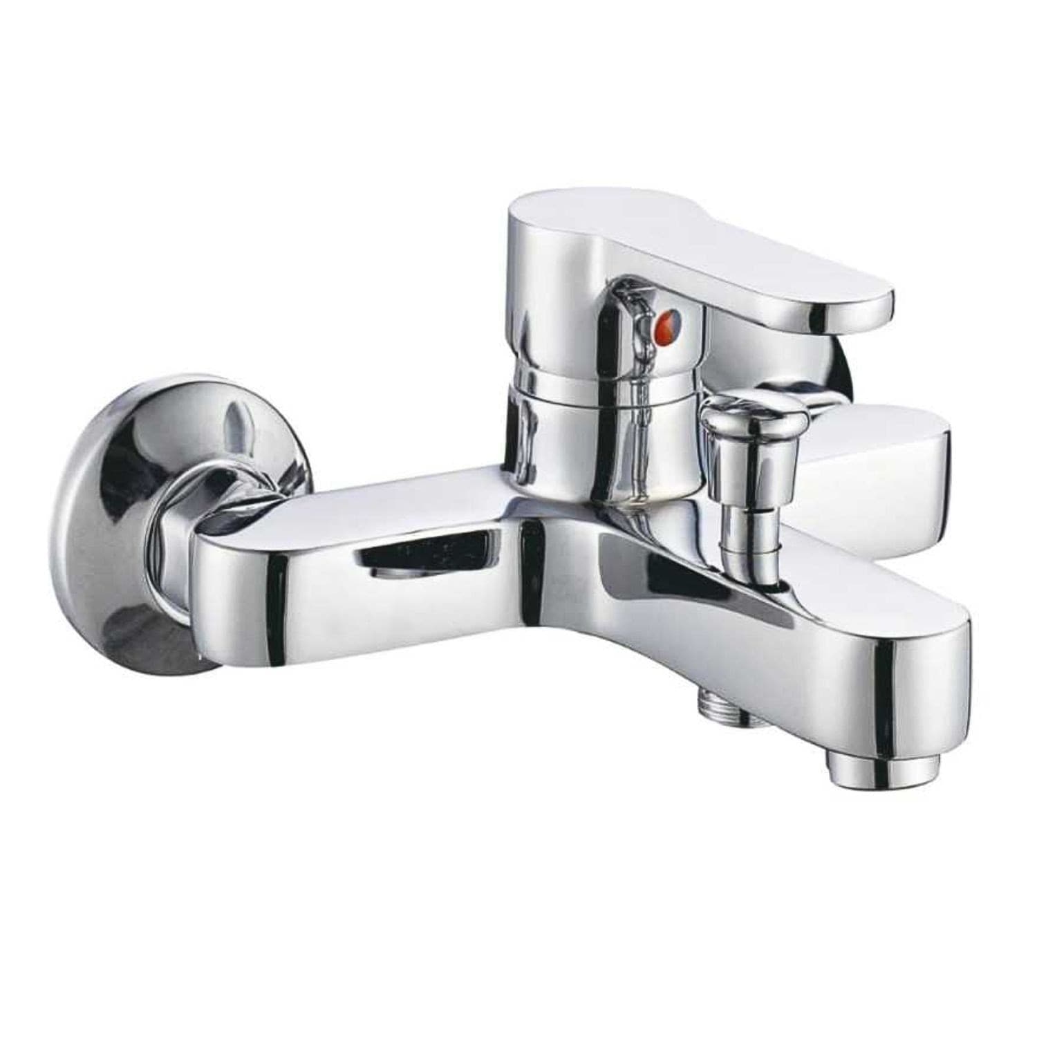 Miscelatore Esterno Vasca Con Deviatore Rubinetto Monocomando Cromato Fai da te/Attrezzature per cucine e bagni/Attrezzature per bagni/Rubinetti per docce e vasche da bagno e parti/Rubinetti per vasca Ogomondo - Martina Franca, Commerciovirtuoso.it