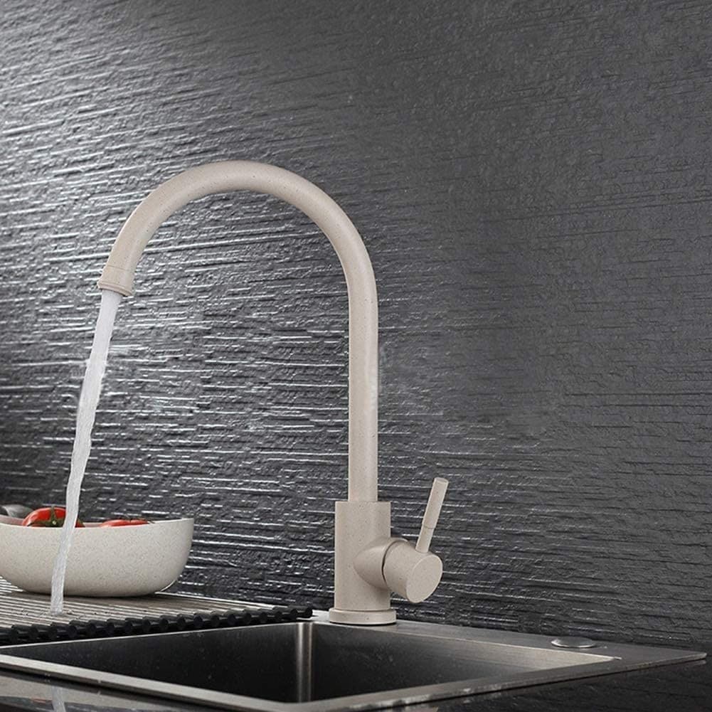 MISCELATORE RUBINETTO LAVELLO CUCINA CANNA ALTA AVENA FRAGRANITE MARRONE BEIGE in Rubinetti per lavelli da cucina Trade Shop italia - Napoli, commercioVirtuoso.it