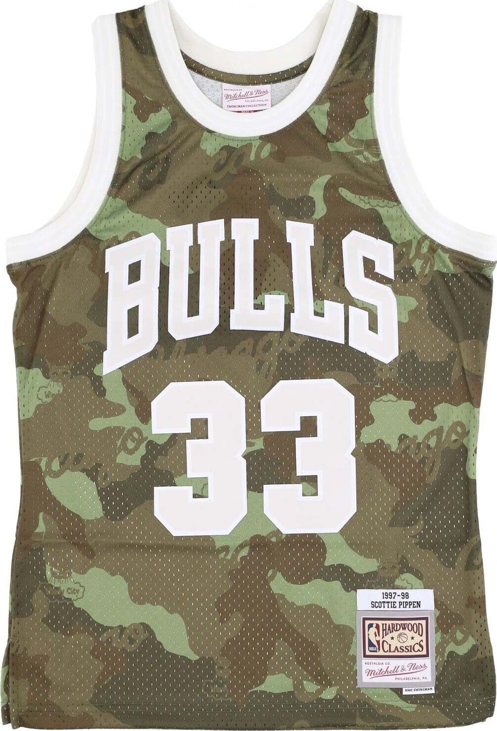 MITCHELL-&-NESS-Canotta-Basket-Uomo-Nba-Ghost-Green-Camo-Swingman-Jersey-Hardwood-Classics-No-33-Scottie-Pippen-1997-98-Chibul-Camo/green-da-uomo