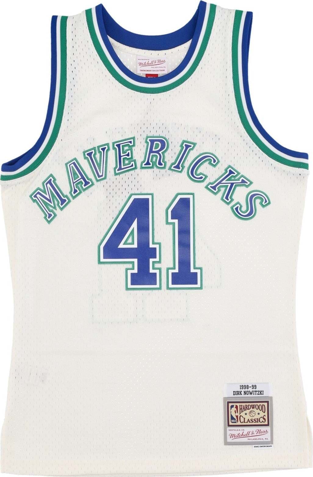 MITCHELL-&-NESS-Canotta-Basket-Uomo-Nba-Off-White-Team-Color-Swingman-Jersey-Hardwood-Classics-1998-No-41-Dirk-Nowitzki-Dalmav-Off-White-da-uomo