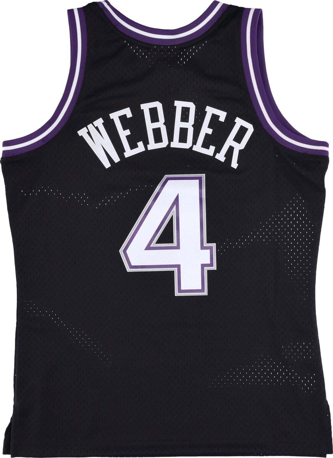 MITCHELL-&-NESS-Canotta-Basket-Uomo-Nba-Swingman-Jersey-Hardwood-Classics-No-4-Chris-Webber-2000-01-Sackin-Original-Team-Colors-da-uomo