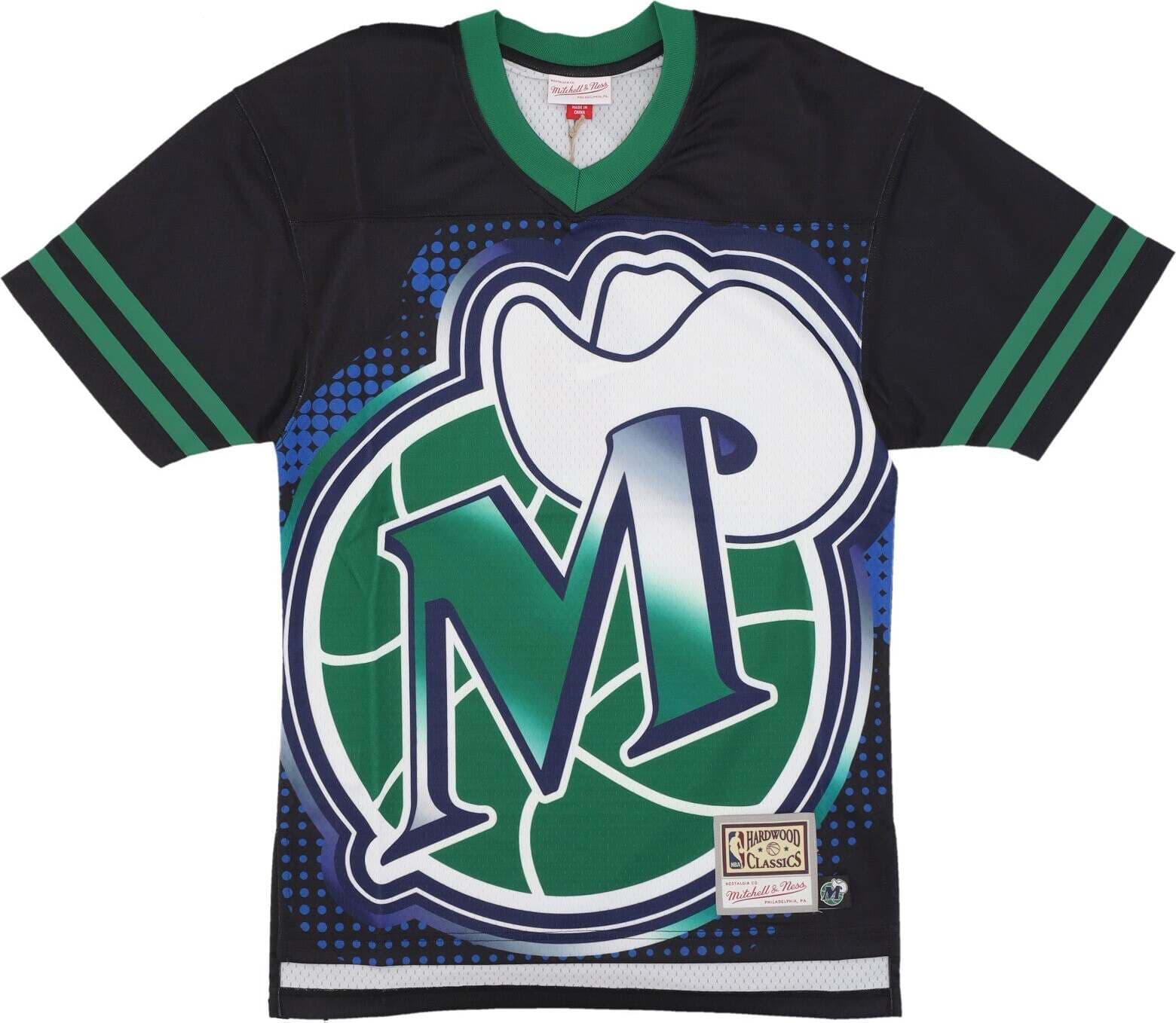 MITCHELL-&-NESS-Casacca-Football-Americano-Uomo-Nba-Big-Face-7.0-Fashion-Jersey-Dalmav-Black-da-uomo