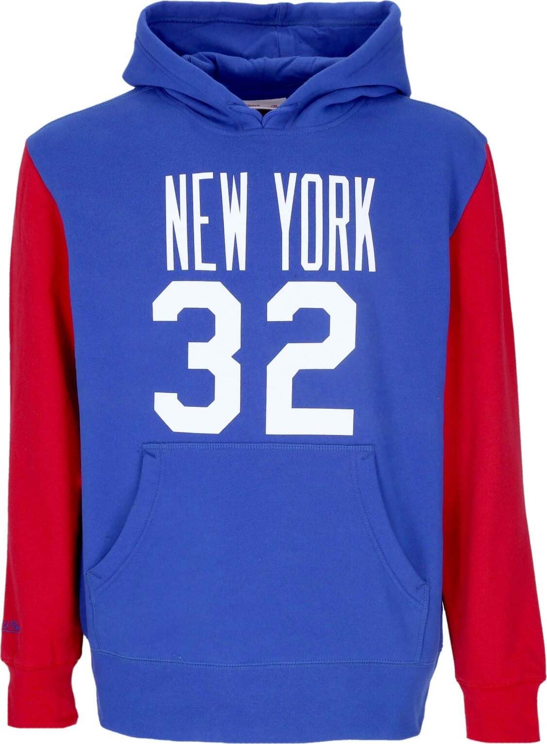 MITCHELL-&-NESS-Felpa-Cappuccio-Uomo-Nba-Fashion-Fleece-Hoodie-1974-No-32-Julius-Erving-Hardwood-Classics-Neynet-Original-Team-Colors-da-uomo