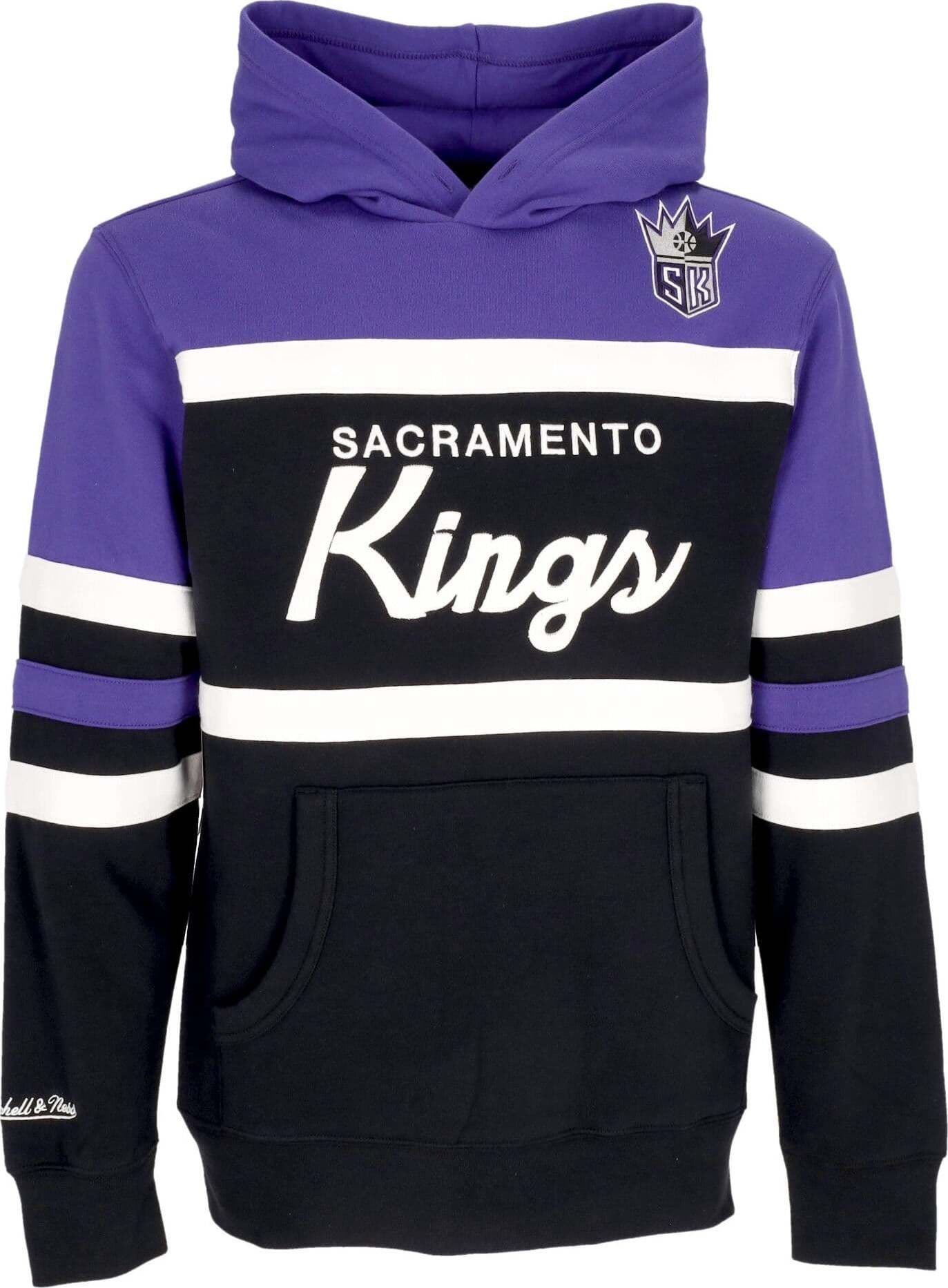 MITCHELL-&-NESS-Felpa-Cappuccio-Uomo-Nba-Head-Coach-Hoodie-Sackin-Original-Team-Colors-da-uomo