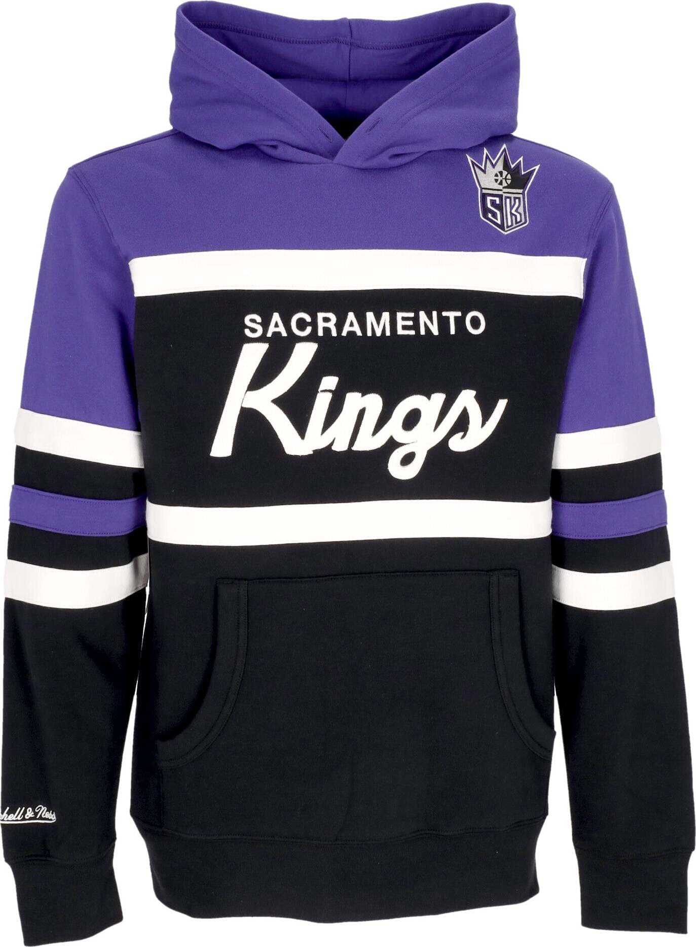 MITCHELL-&-NESS-Felpa-Cappuccio-Uomo-Nba-Head-Coach-Hoodie-Sackin-Original-Team-Colors-da-uomo