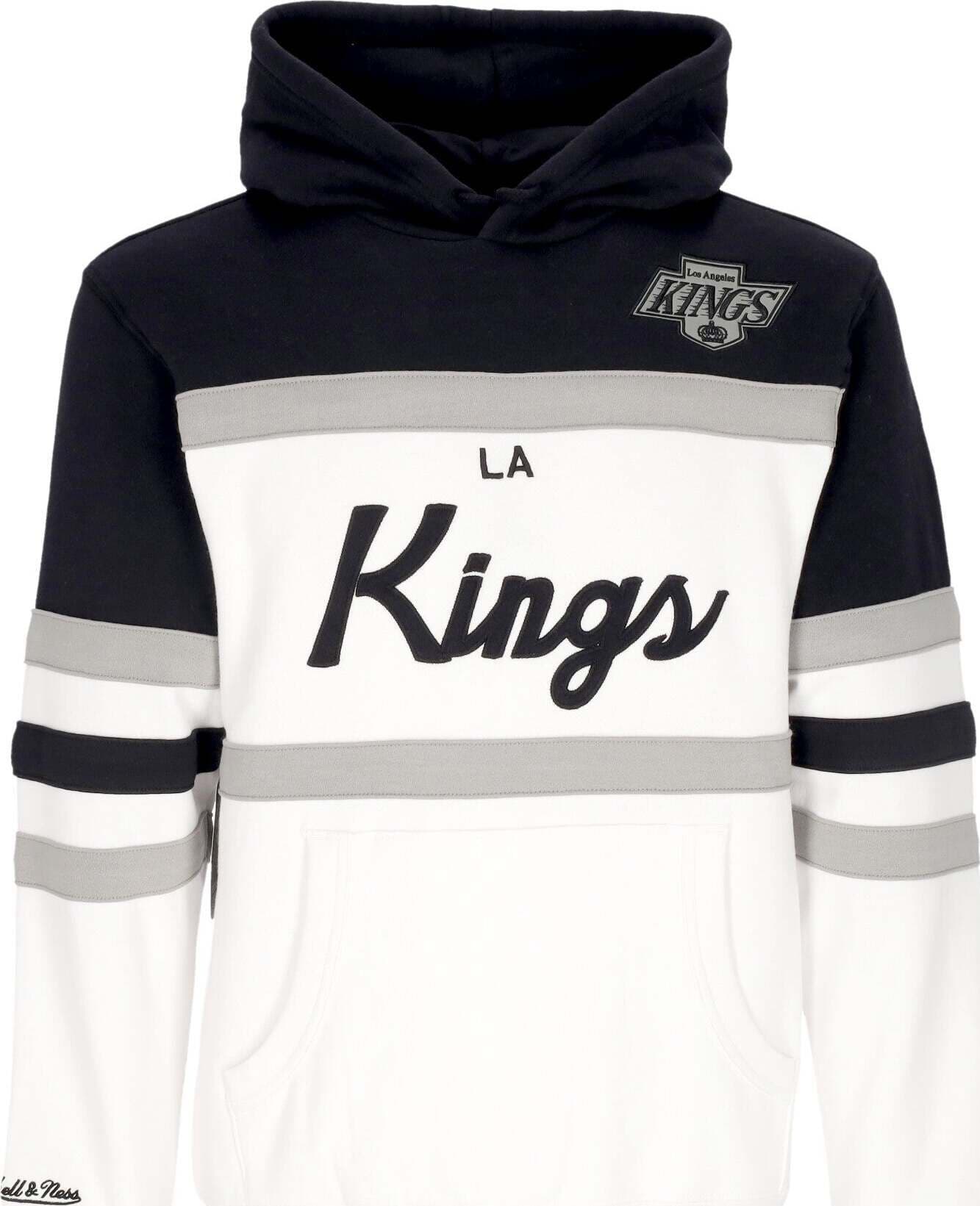 MITCHELL-&-NESS-Felpa-Cappuccio-Uomo-Nhl-Head-Coach-Hoodie-Loskin-Original-Team-Colors-da-uomo
