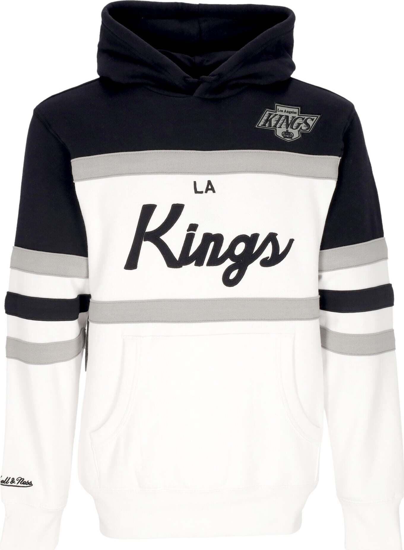 MITCHELL-&-NESS-Felpa-Cappuccio-Uomo-Nhl-Head-Coach-Hoodie-Loskin-Original-Team-Colors-da-uomo