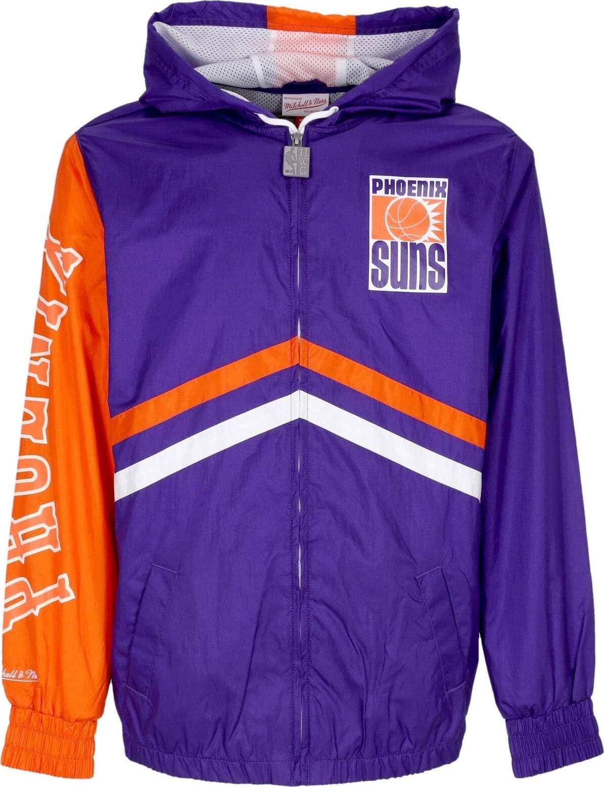 MITCHELL-&-NESS-Giacca-a-Vento-Uomo-Nba-Undeniable-Full-Zip-Windbreaker-Hardwood-Classics-Phosun-Purple-da-uomo