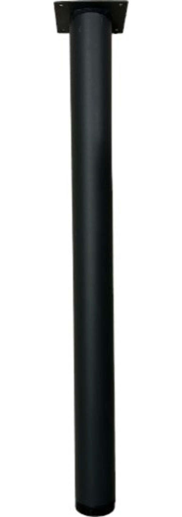 MOBILA---1-GAMBA-TONDA-ACCIAIO-SATINATO-H710-D.80-MM***