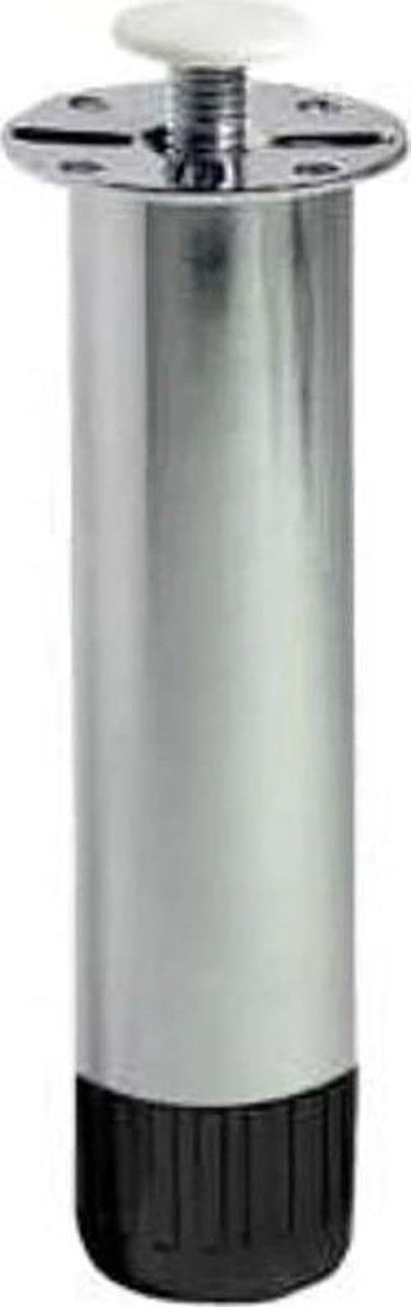 MOBILA---1-PIEDE-IN-METALLO-CON-VITE-D.28-MM-H100MM-FINITURA-CROMO
