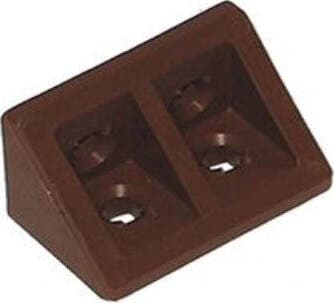 MOBILA---8-GIUNZIONI-ANGOLARI-IN-PLASTICA-MARRONE-CON-TAPPO-43X20X20MM****