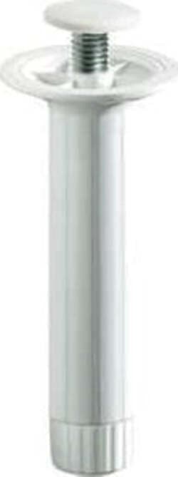 MOBILA---PIEDE-IN-ABS-BIANCO-REGOLABILE-D28-H100MM