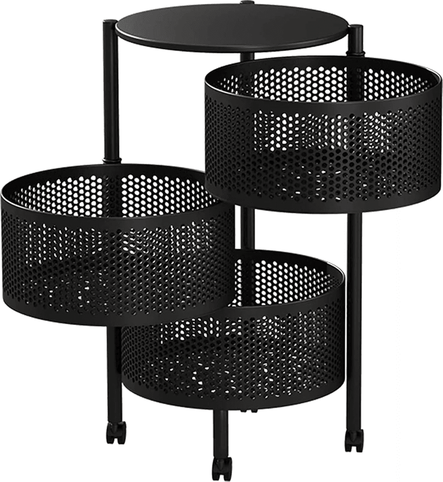 Mobile Mobiletto Tavolino Metallo Nero 3 Scomparti Portatutto Regolabile 71024 Casa e cucina/Arredamento/Soggiorno/Mobiletti Trade Shop italia - Napoli, Commerciovirtuoso.it