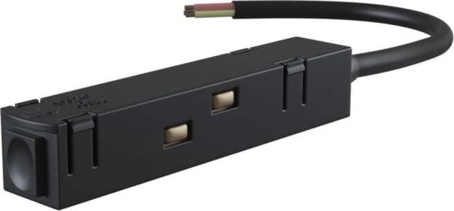 Modulo-Connettore-Con-Cavo-Per-Binario-Moderno-Plastica-Nera