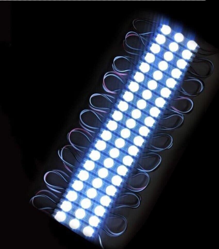 Modulo-Led-12v-20-Strisce-Per-Insegne-Tabelle-Striscia-Luce-Bianca-Ghiaccio-Universo