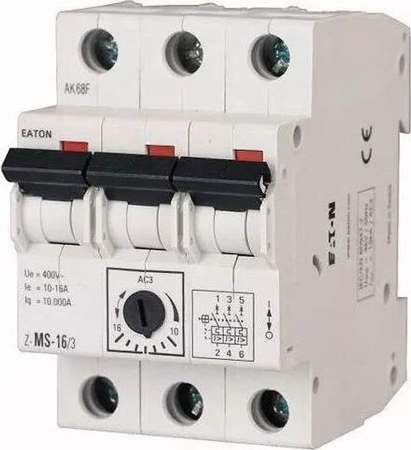 MOELLER-SALVAMOTORE-BI-E-TRIPOLARE-JP48C-Z-MS-1,6/3