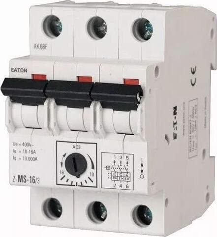 MOELLER-SALVAMOTORE-BI-E-TRIPOLARE-JP48C-Z-MS-1,6/3