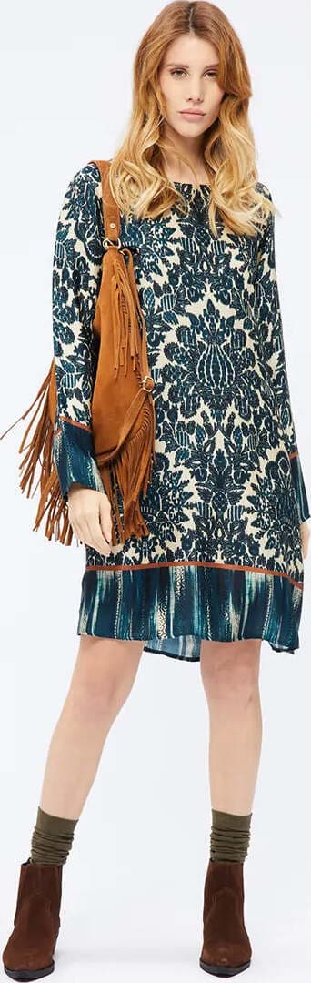MOKI-B | Abito corto fantasia Moda/Donna/Abbigliamento/Vestiti/Casual You Store - Messina, Commerciovirtuoso.it