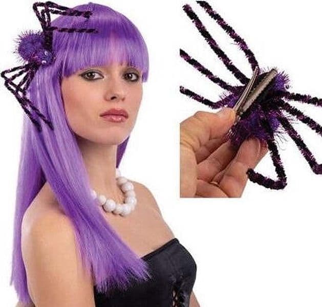 Molletta per capelli con RAGNO VIOLA art.01999