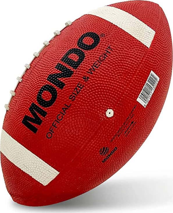 MONDO-Pallone-da-Football-Americano-in-Gomma