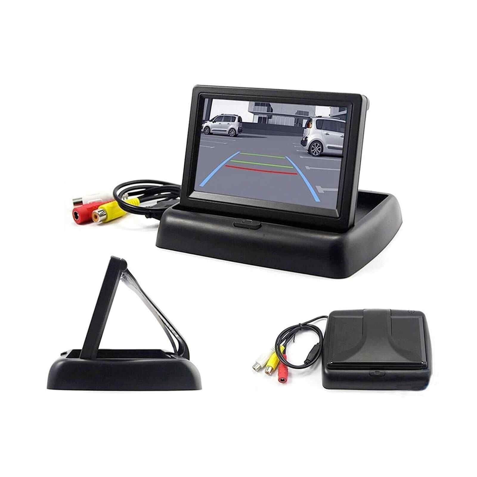 MONITOR-A-SCOMPARSA-4,3-POLLICI-PER-TELECAMERA-RETROMARCIA-PARCHEGGIO-AUTO