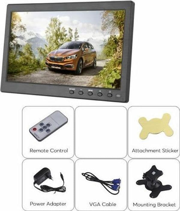 Monitor HDMI Schermo LCD TFT 10.1 POLLICI 1080p Altoparlante Integrato VGA BNC USB Elettronica/Informatica/Monitor Zencoccostore - Formia, Commerciovirtuoso.it