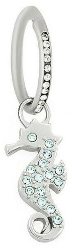 Mono Orecchino Donna Acciaio Cavalluccio Marino Liu Jo Luxury Argento Azzurro Brillantini in Orecchini E B Gioielli - Siderno, commercioVirtuoso.it