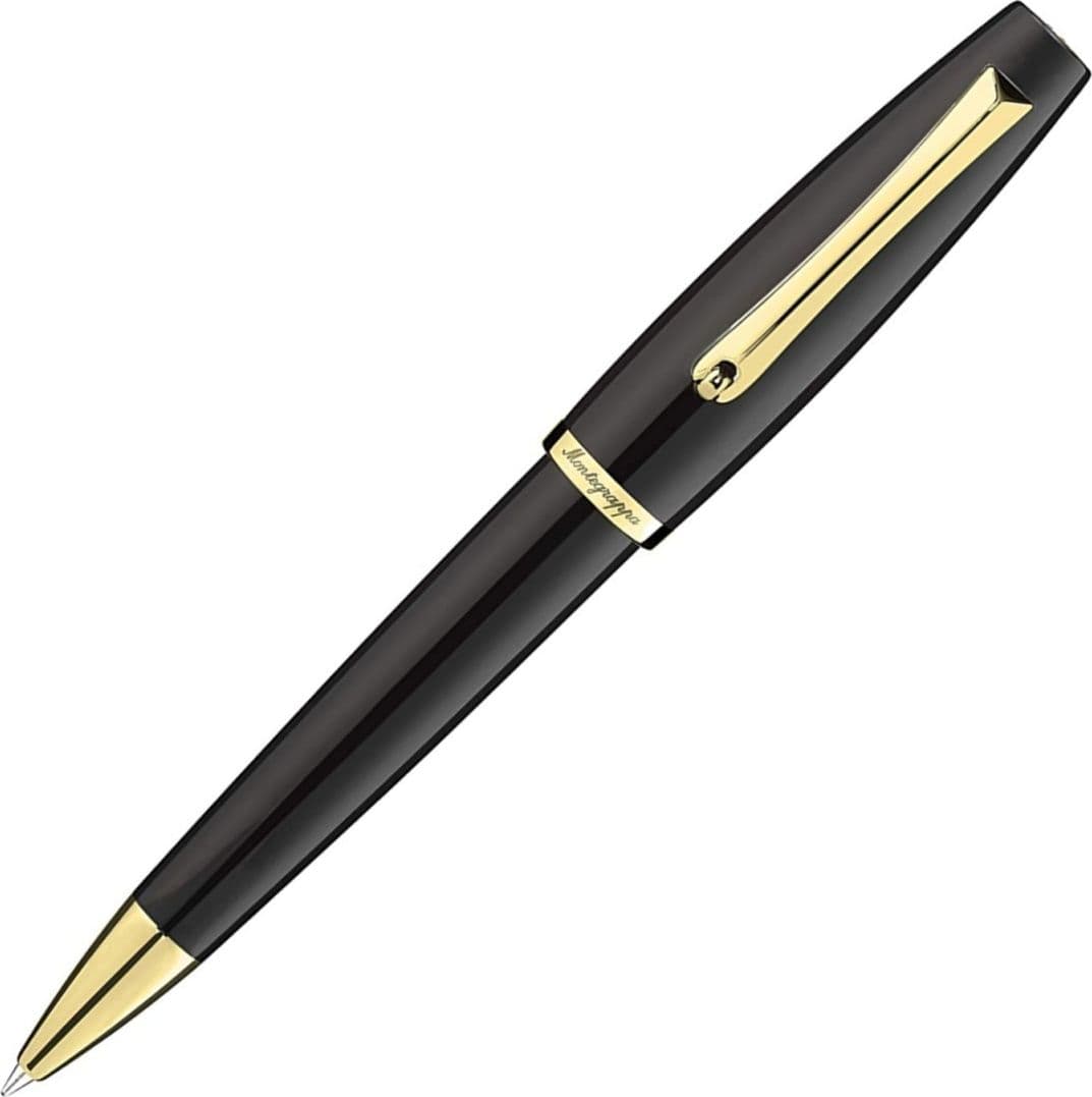 MONTEGRAPPA Penna a sfera rotazione Manager nera e oro ISMANBYC in Penne a sfera Gioielleria Saba - Dolianova, commercioVirtuoso.it