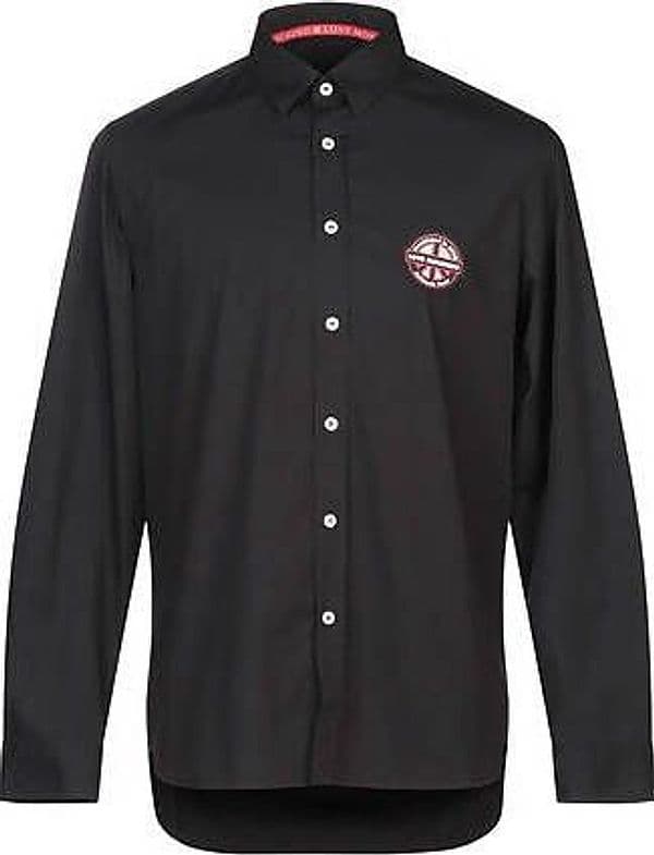 Moschino Camicia Uomo Nera Classica 100% Cotone Camicia Logo Love Moschino Tinta Unita Colletto Classico Maniche Lunghe Nero Moda/Uomo/Abbigliamento/T-shirt polo e camicie/Camicie classiche Euforia - Bronte, Commerciovirtuoso.it