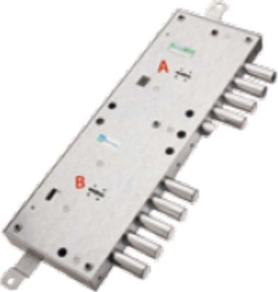 MOTTURA---SERRATURA-PORTA-BLINDATA---MEZZO-GIRO-REVERSIBILE---DOPPIA-MAPPA-28---DESTRA