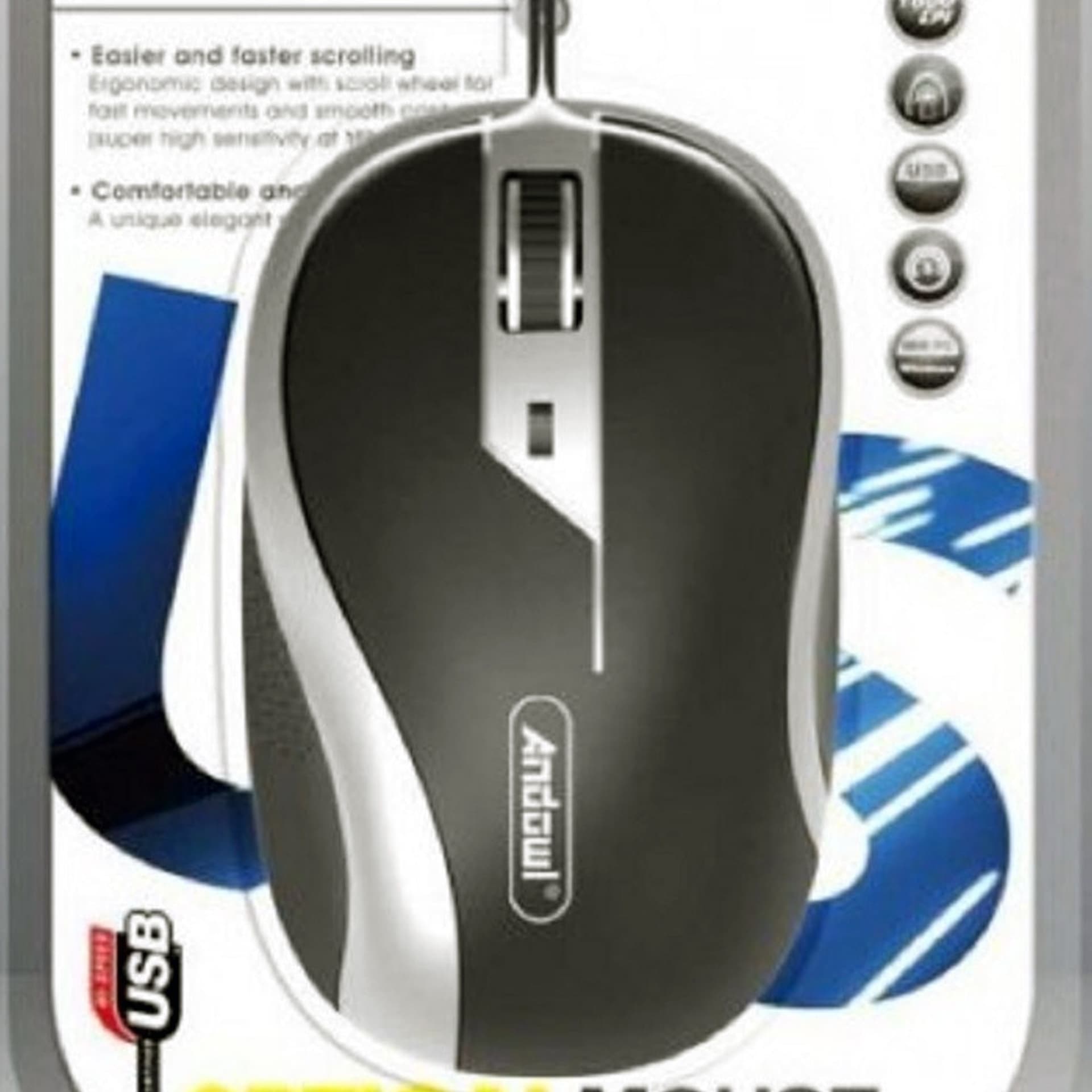 Mouse Ottico Con Cavo Usb Silenzioso Cablato Per Computer Pc Notebook Qm80 Elettronica/Informatica/Accessori/Tastiere Mouse e periferiche di input/Mouse Trade Shop italia - Napoli, Commerciovirtuoso.it